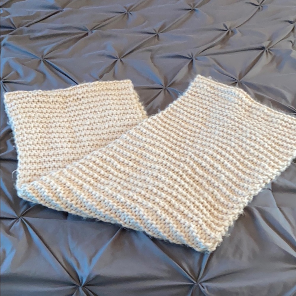 Large knit infinity scarf